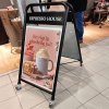 Expo Sign Lux Gatupratare med 4 hjul - 50x70cm - svart #4
