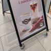 Expo Sign Lux Gatupratare med 4 hjul - 50x70cm - svart #3