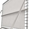 Banner Tube High Stand, fristående ram av aluminiumrör 0,3 mm / Ø 48 mm - 200 x 100 cm #7
