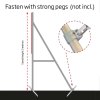 Banner Tube High Stand, fristående ram av aluminiumrör 0,3 mm / Ø 48 mm - 200 x 100 cm #3