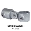 Banner Tube High Stand, fristående ram av aluminiumrör 0,3 mm / Ø 48 mm - 150 x 100 cm #10