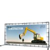 Banner Tube Fristående ram, fristående ram av aluminiumrör 0,3 mm / Ø 48 mm - 200 x 100 cm #1
