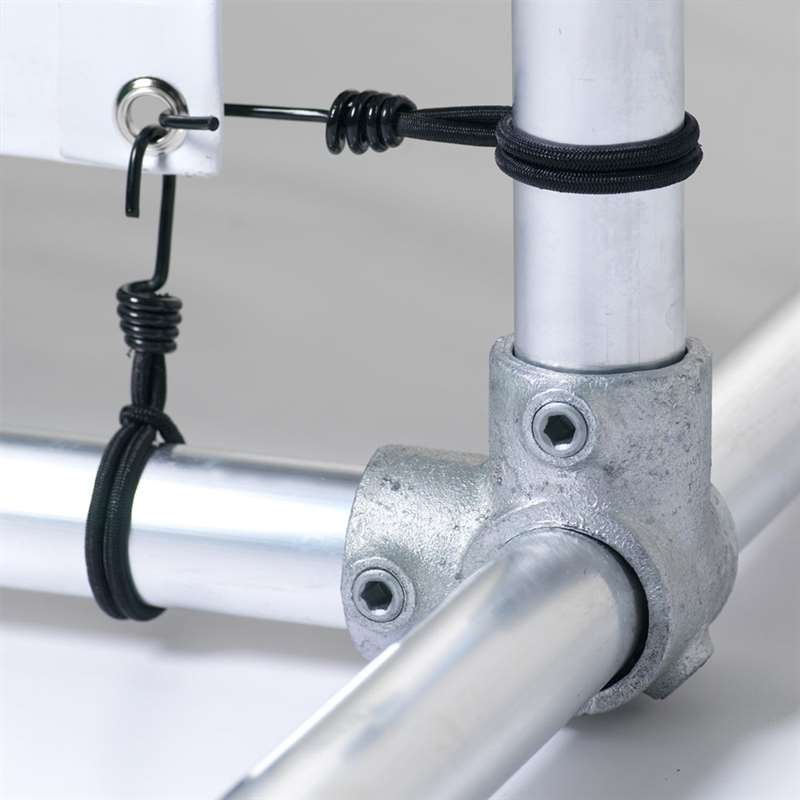 Banner Tube Fristående Ram, fristående ram av aluminiumrör 0,3 mm / Ø 48 mm - 150 x 100 cm #4