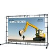 Banner Tube Fristående Ram, fristående ram av aluminiumrör 0,3 mm / Ø 48 mm - 150 x 100 cm #1