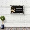 Banner Tube Wall Ram, ram med väggfäste, tillverkad av 48 mm aluminiumrör, 100 x 50 cm #8