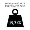 Outdoor Roll-up Waterbase, dubbelsidig kassett, 85 x 160-200 cm #10