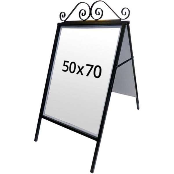 Antique Gatupratare - 50x70 cm - svart Gatupratare