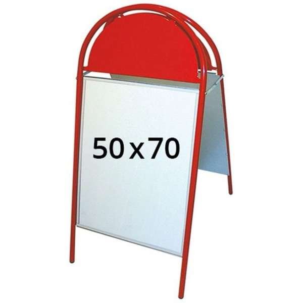 Expo Gotik Gatupratare/Top Sign Gatupratare - 50x70 cm - röd #1