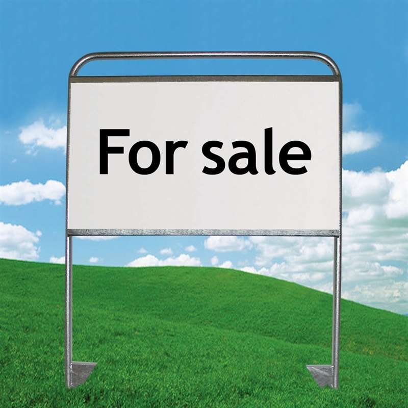 Estate Sign XL Logoplåt 102,5x59,8cm i 3 mm polystyren #2
