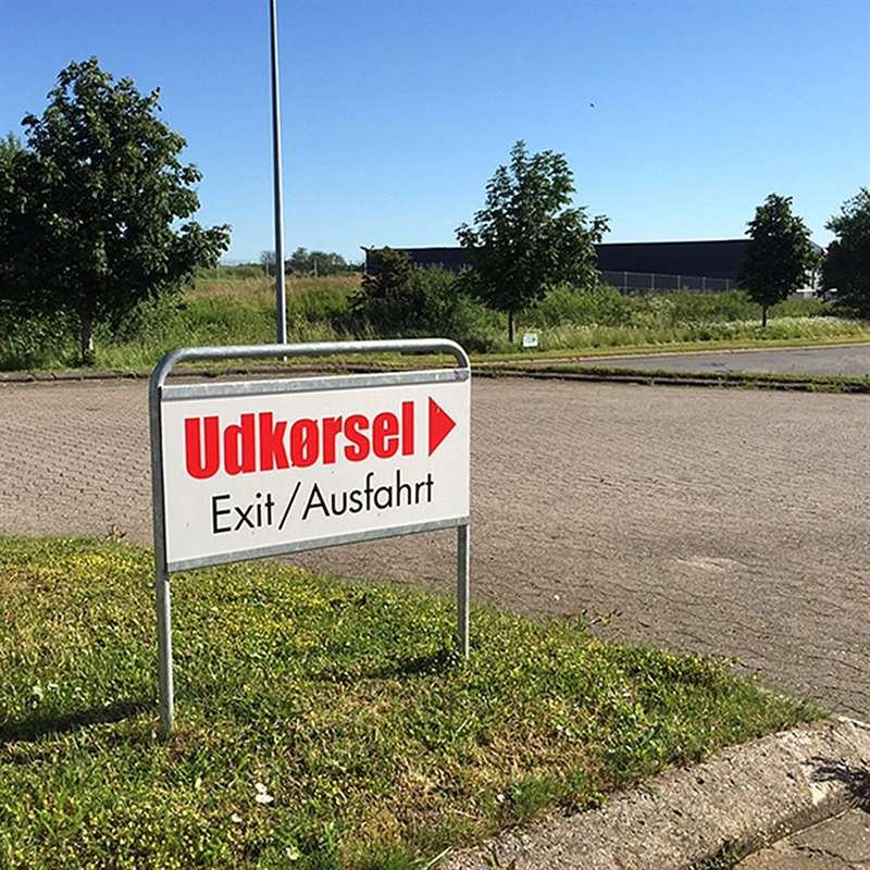 Estate Sign Standard , mäklarskylt utan plåt och tryck #5