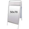 Expo Sign Gatuställ/Easy Sign Gatupratare - 50x70 cm - vit #1