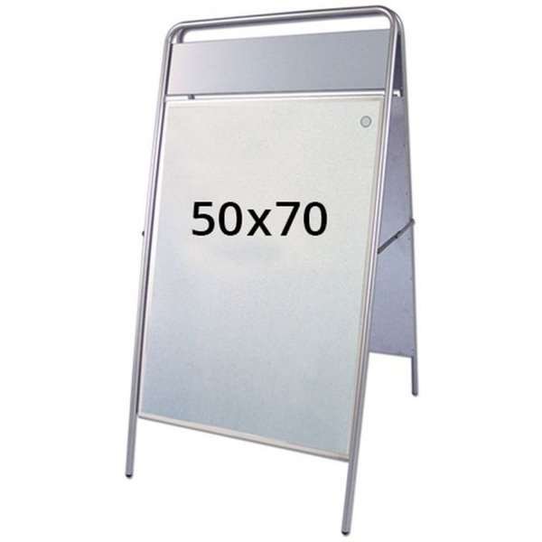 Expo Sign Gatuställ/Easy Sign Gatupratare - 50x70 cm - silver #1