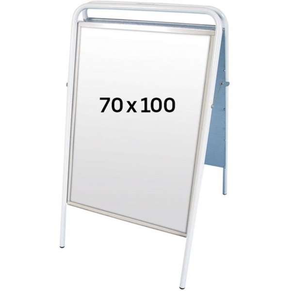 Expo Sign Standard Gatuställ - 70x100 cm - vit #1