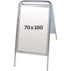 Expo Sign Standard Gatuställ - 70x100 cm - silver #1