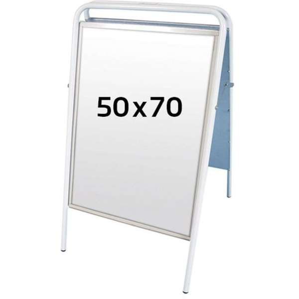 Expo Sign Standard Gatuställ - 50x70 cm - vit #1