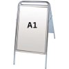 Expo Sign Standard Gatuställ, A1, silver #1