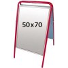 Expo Sign Standard Gatuställ - 50x70 cm - röd #1