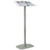 Flick Menu-stativ horisontellt - A4 Lövstöd - 21x29,7 cm - silver #1