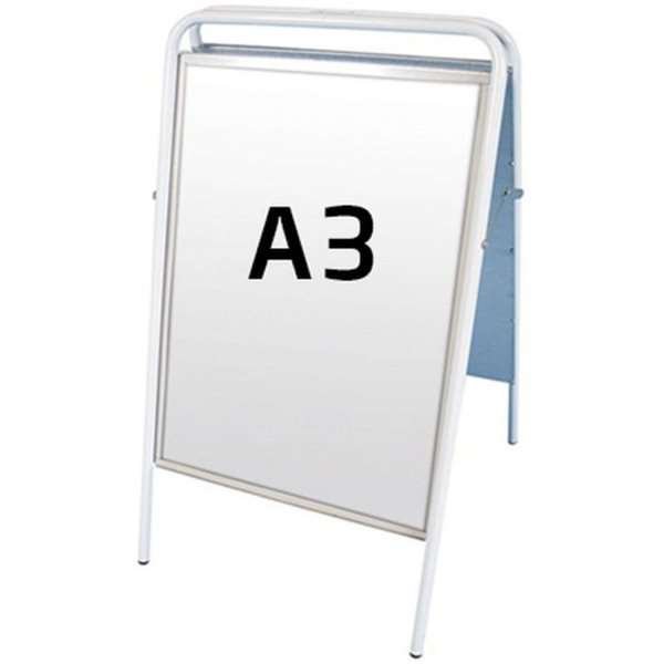 Expo Sign Standard Gatuställ, A3, vit #1