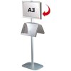 Mini Multi Stand - Dubbelsidig A3 snäppram + A3 stålhylla #1