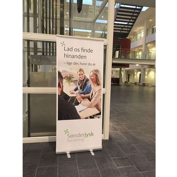 Business Roll-up, enkelsidig kassett, 85 cm, aluminium i väska med längsgående dragkedja #10