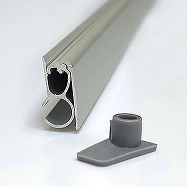 Klassisk Roll-up enkelsidig - 85x200 cm - silver #9