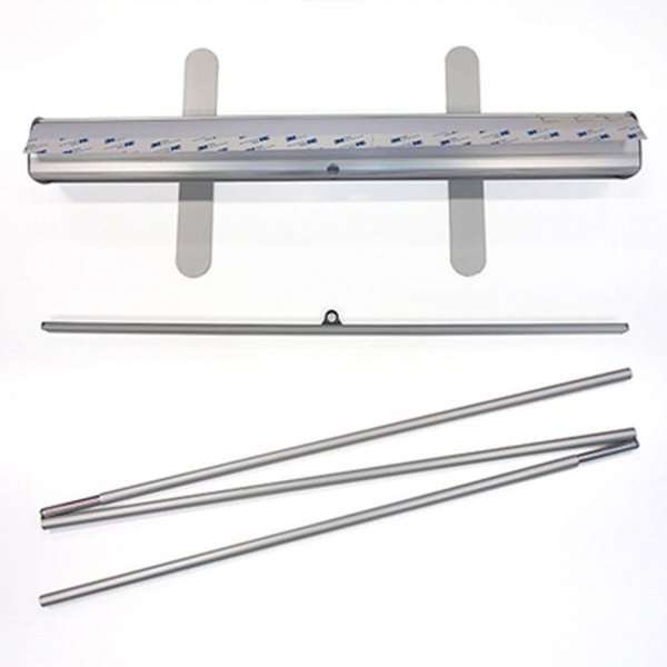 Klassisk Roll-up enkelsidig - 85x200 cm - silver #8