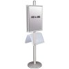 Multi Stander 2 - Dubbelsidig med stålhylla 25mm 2x60x85cm #1