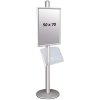 Multi Stander 1 - Enkelsidig med akrylhylla 25 mm 1x50x70cm #1