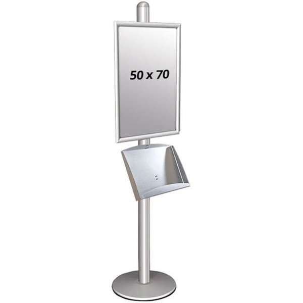 Multi Stander 1 - Enkelsidig med stålhylla 25mm 1 x 50x70 Alu #1