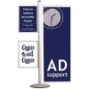 MULTISTAND 16 Dubbelsidig med 2 stk A2 Slide-in +50cm banner #1