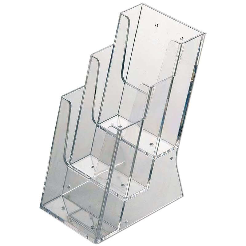 Multi Dispenser, broschyrhållare i akryl, 3 x M65 #1