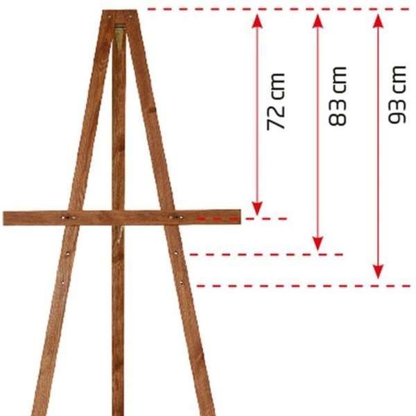 Staffli av trä, 165 cm #2