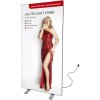 LED -Tex Light stand display dubbelsidig 100 x 200 cm #1