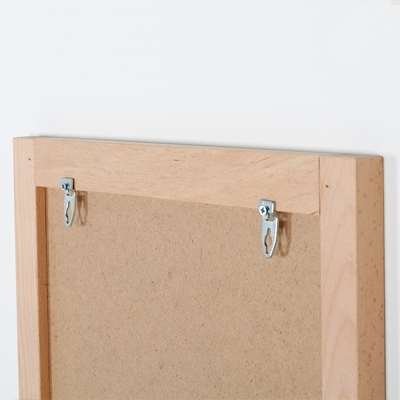 Griffeltavla med 38 mm träram ljust trä - 60x115cm #5