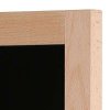 Griffeltavla med 38 mm träram ljust trä - 60x115cm #3