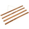 Träaffischhängare i mörk bok. affischtavla i trä, magnetisk - 40cm set #1