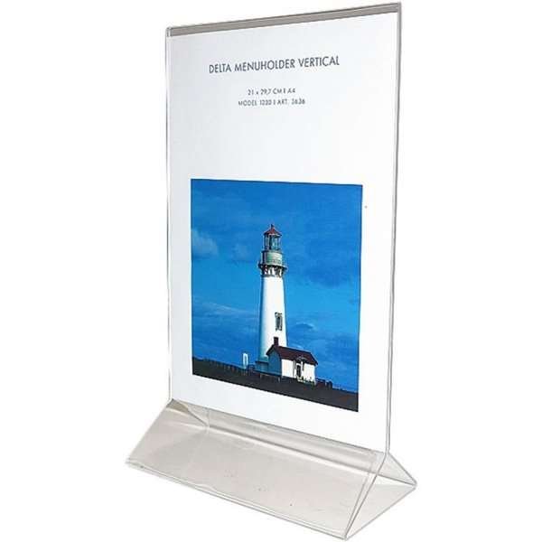 Delta Menu korthållare vertikal - A4 - 21x29,7 cm #7