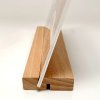 WOOD Menuholder af bøgetræ, inkl. akrylplade, A4, 2 vinkler - opretstående og skrå #7
