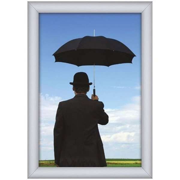 Alu snäppramar Watersafe - 35 mm - 70x100 cm - silver