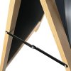 Högt griffelställ med magnetplast i ljus bokträ 54 x 115 cm #4