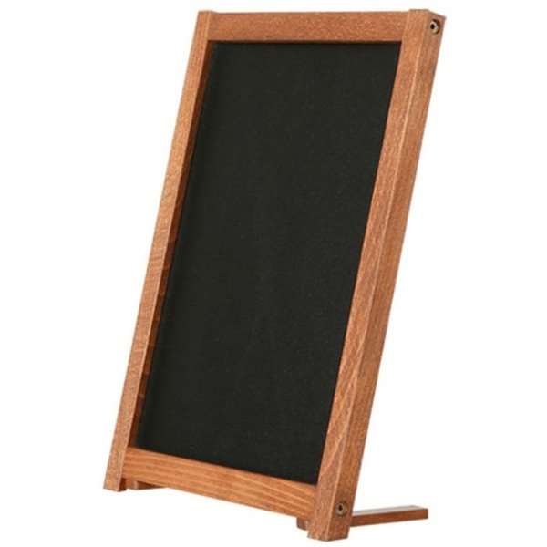 Griffeltavla bord med fötter, mörkt trä - A5 - 12,7x17,8 cm #6