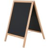 Griffeställ Gatupratare i trä med stålbräda 46x68cm - Ljus bok #2
