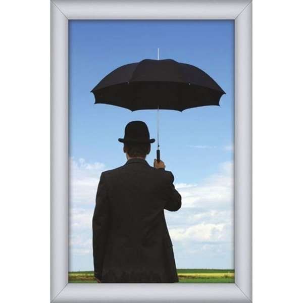 Alu sn&auml;ppramar Watersafe - 35 mm - 50x70 cm - silver