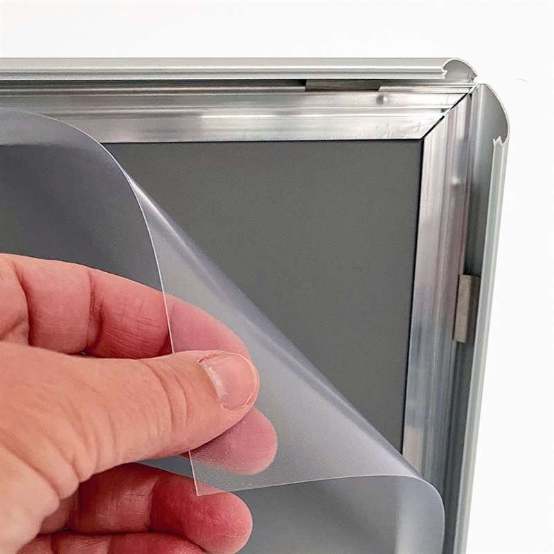 Alu snäppramar, silver, 20 mm profil, A4