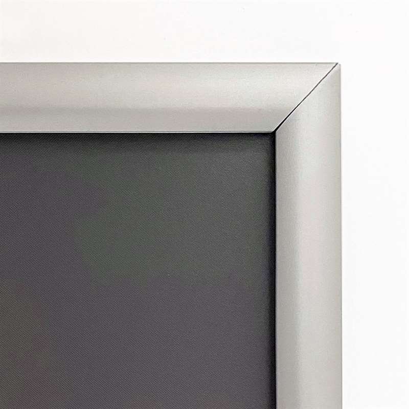 Alu snäppramar, silver, 20 mm profil, A4