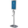Mini Multi Stand med 1000ml spritautomat, dropphållare och bricka och Snap Frame A3 #1