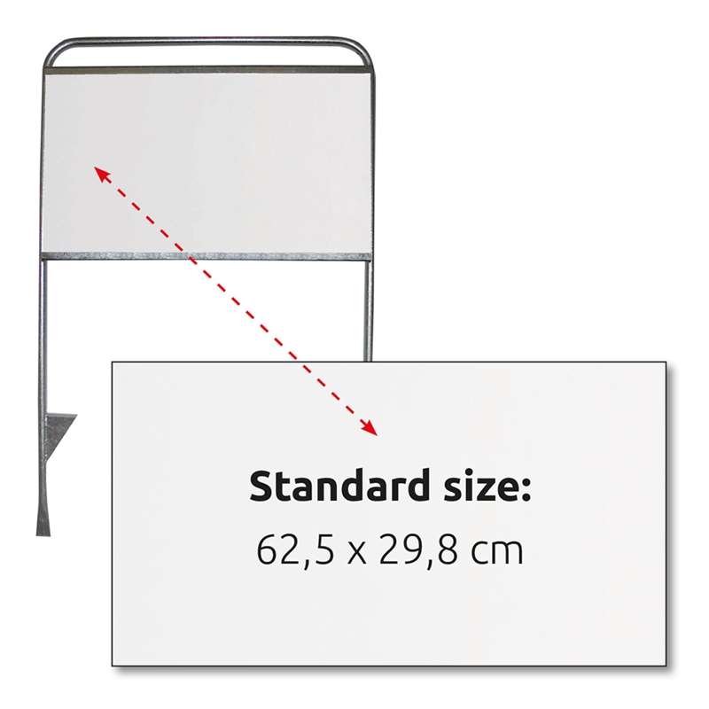 Logoplåt 62,5 x 29,8 cm för Estate Sign Standard #1