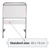 Estate Sign Budget Panel storlek 60x10 cm i 3 mm polystyren #1