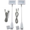 2 st. LED-spots, vita, 15 watt, inkl. hållare för Crown Truss System #1
